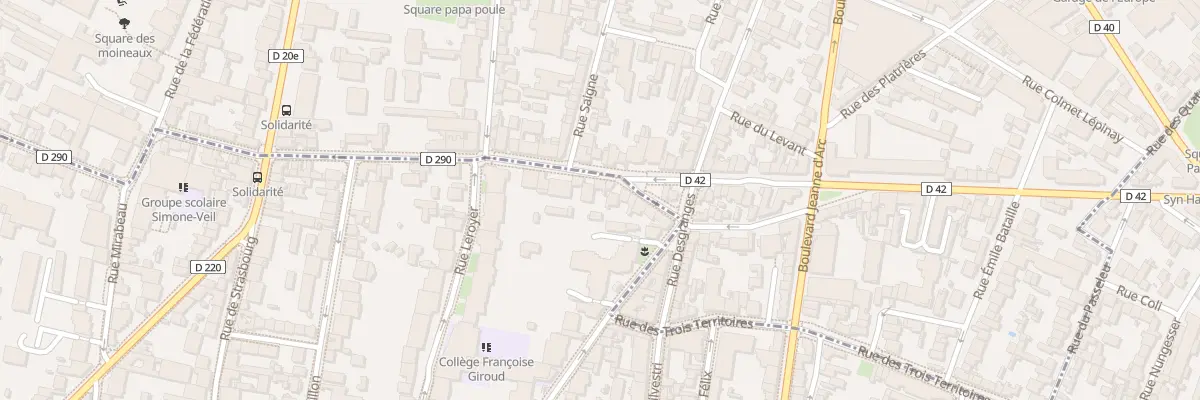 Plan du 46 Rue de la Solidarité à Vincennes