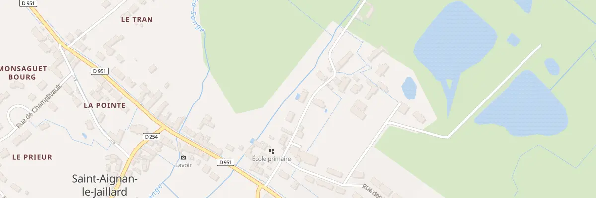 Plan du 13 Rue de la Mairie à Saint-Aignan-le-Jaillard