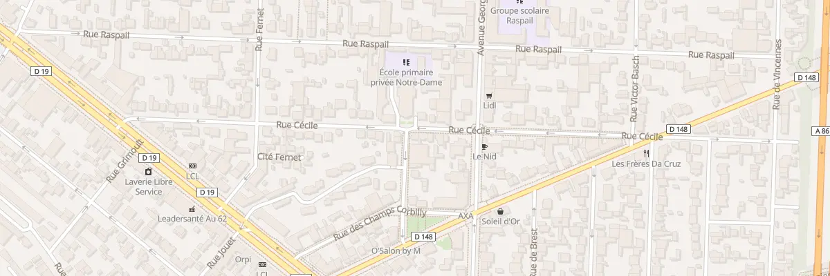Plan du 34 Rue Cécile à Maisons-Alfort