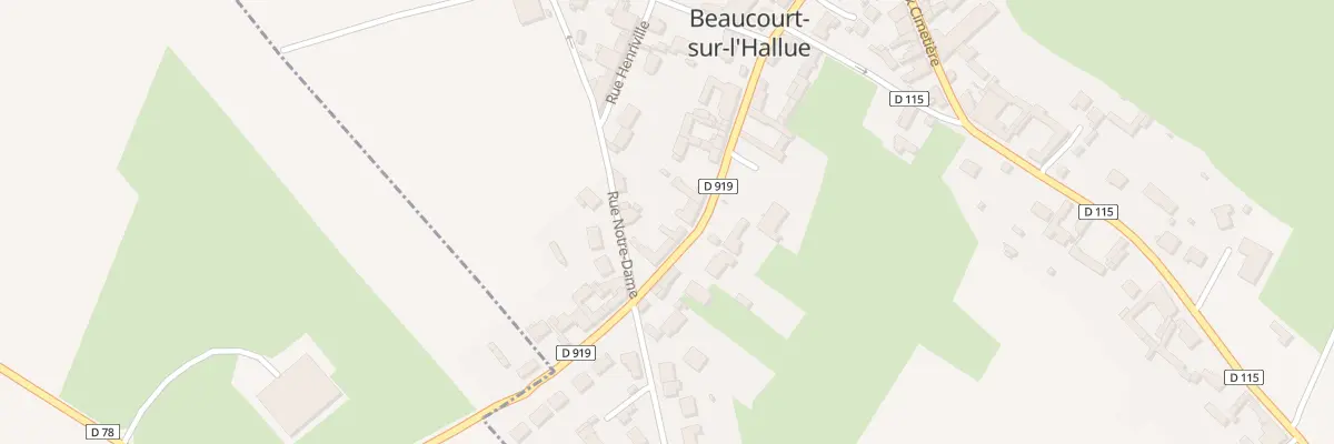 Plan du 13 Rue Principale à Beaucourt-sur-l’Hallue