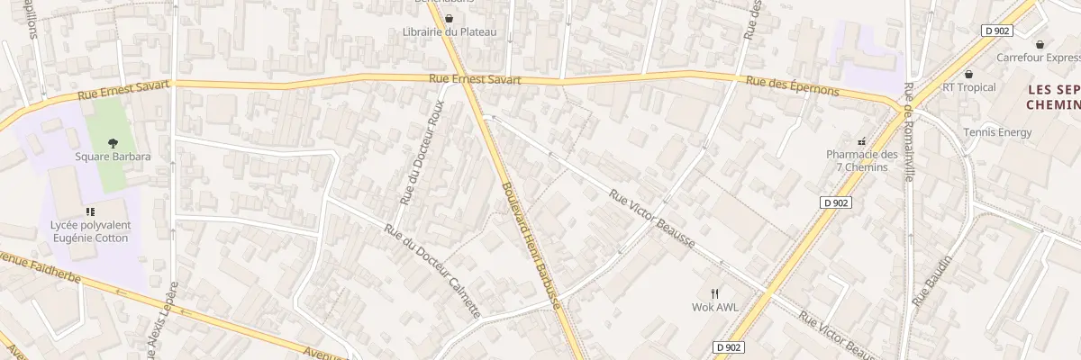 Plan du 64 Bd Henri Barbusse à Montreuil