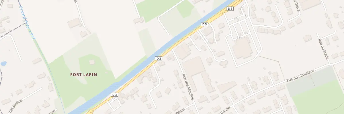 Plan du 24 Rte d’Hondschoote à Hoymille