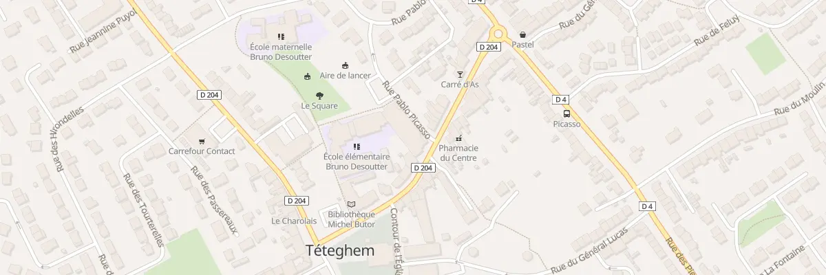 Plan du 3 Rue Pablo Picasso à Téteghem-Coudekerque-Village