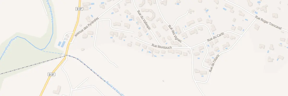 Plan du 4 Rue du Mont Tauch à Malves-en-Minervois
