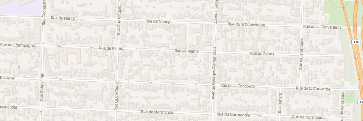 Plan du 50 Rue de Reims à Maisons-Alfort