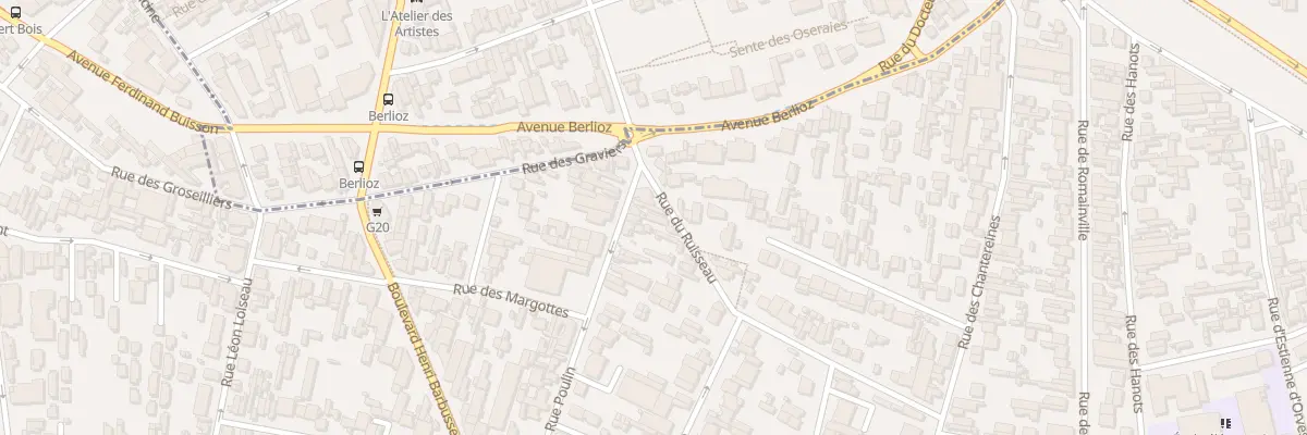 Plan du 29 Rue du Ruisseau à Montreuil