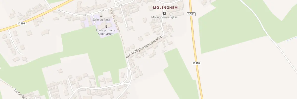 Plan du 18B Rue de l’Eglise Saint Maurice à Isbergues