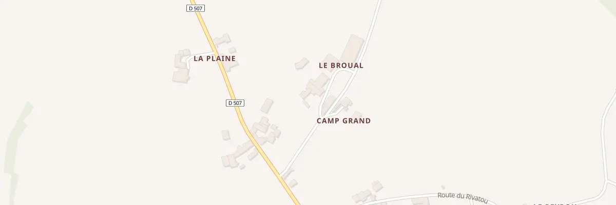Plan du 5281 Le Broual à Camboulazet