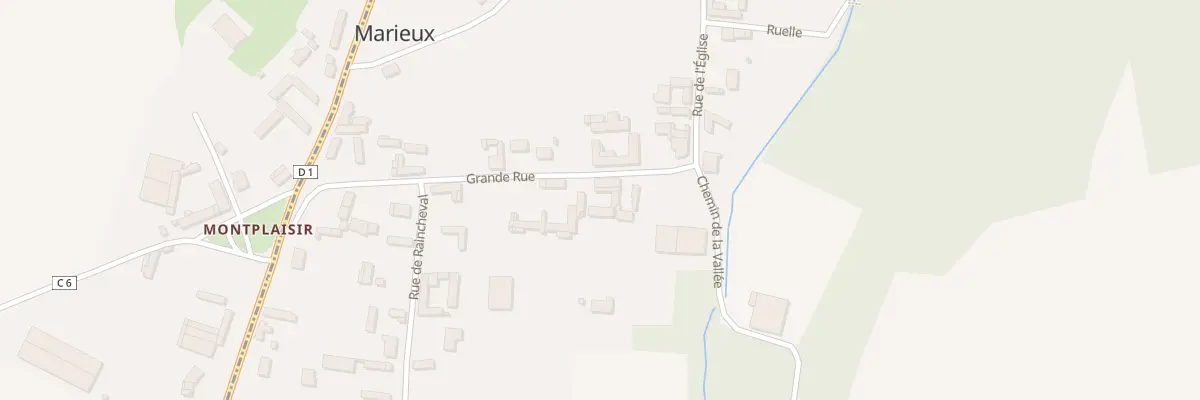 Plan du 9 Gr Grande Rue à Marieux