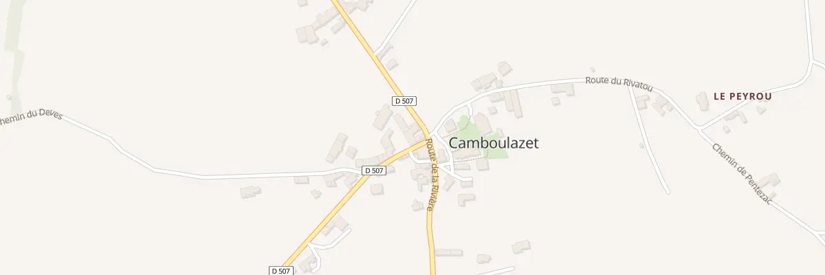 Plan du 15 Rte de la Plaine à Camboulazet