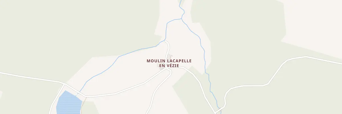 Plan du 5009 Moulin Lacapelle en Vezie à Lafeuillade-en-Vézie
