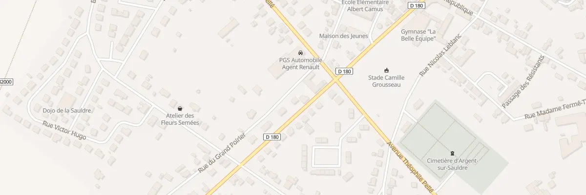 Plan du 45 Rue du Quatre Septembre à Argent-sur-Sauldre