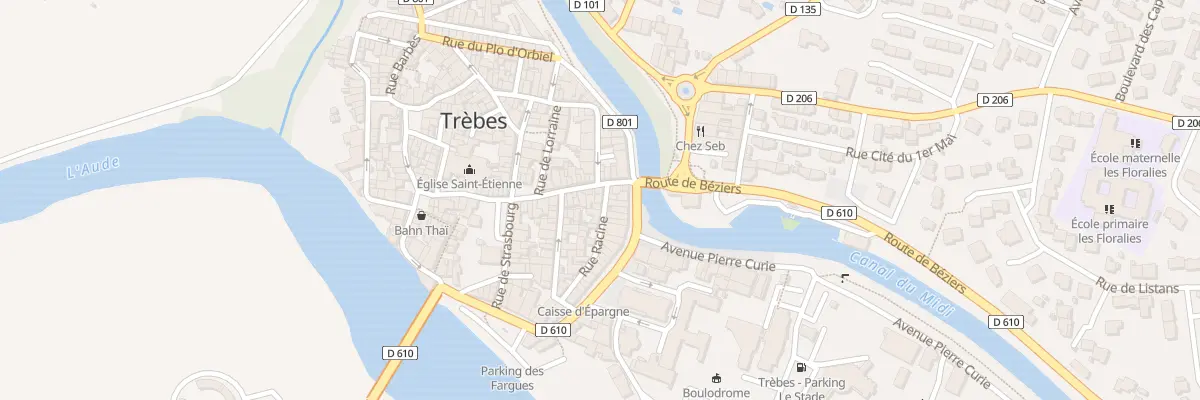 Plan du 9 Rue Racine à Trèbes
