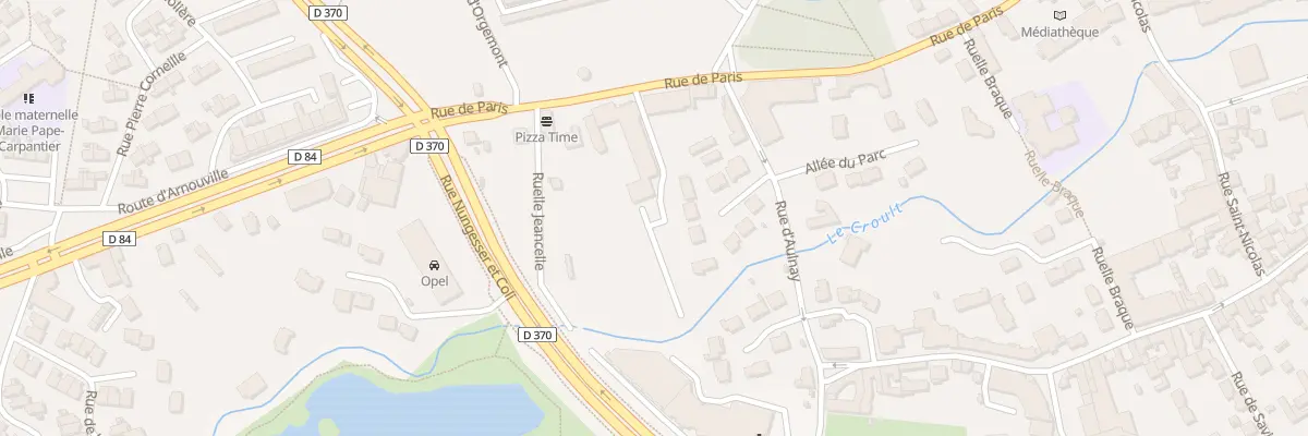 Plan du 10 Rue de Paris Cd 84 à Gonesse