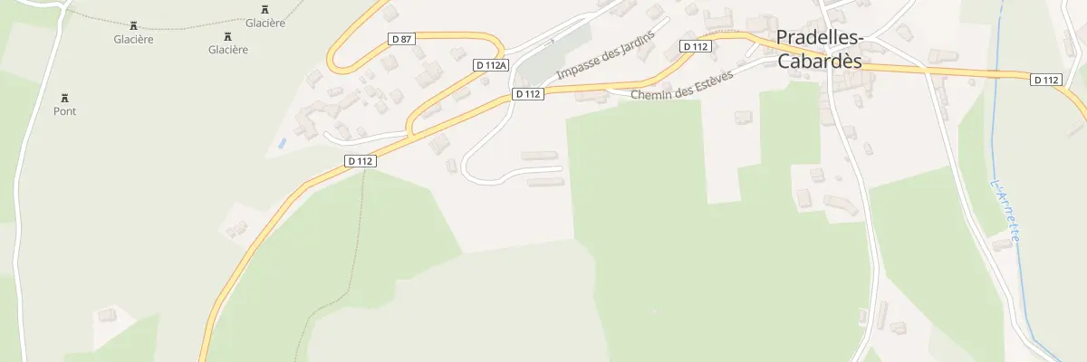 Plan du 15 Rte de Carcassonne à Pradelles-Cabardès