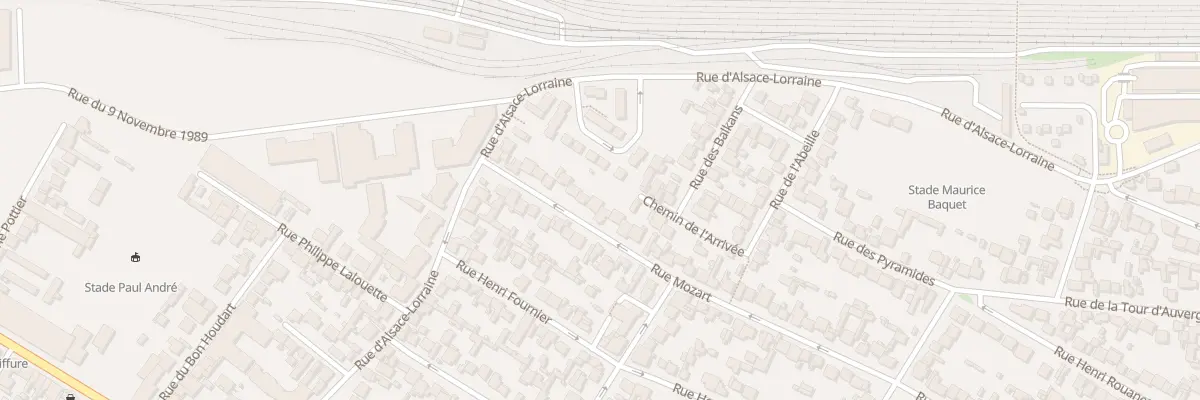 Plan du 21 Rue Mozart à Drancy