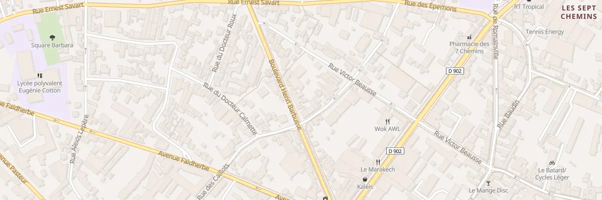 Plan du 46T Bd Henri Barbusse à Montreuil