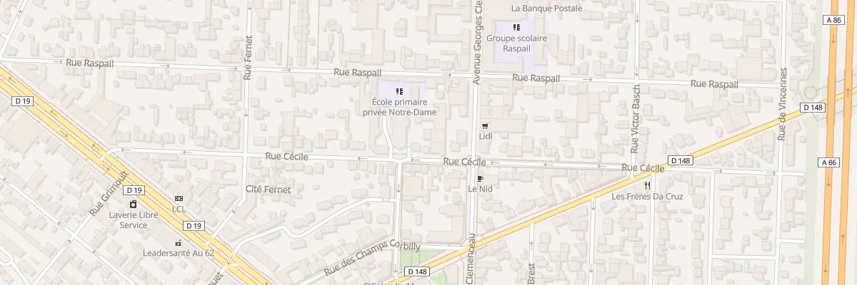 Plan du 43 Rue Cécile à Maisons-Alfort