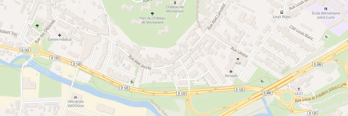 Plan du 153B Rue Jean Jaurès à Montataire