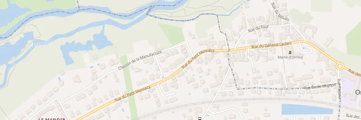 Plan du 65 Rue du Petit Mennecy à Mennecy