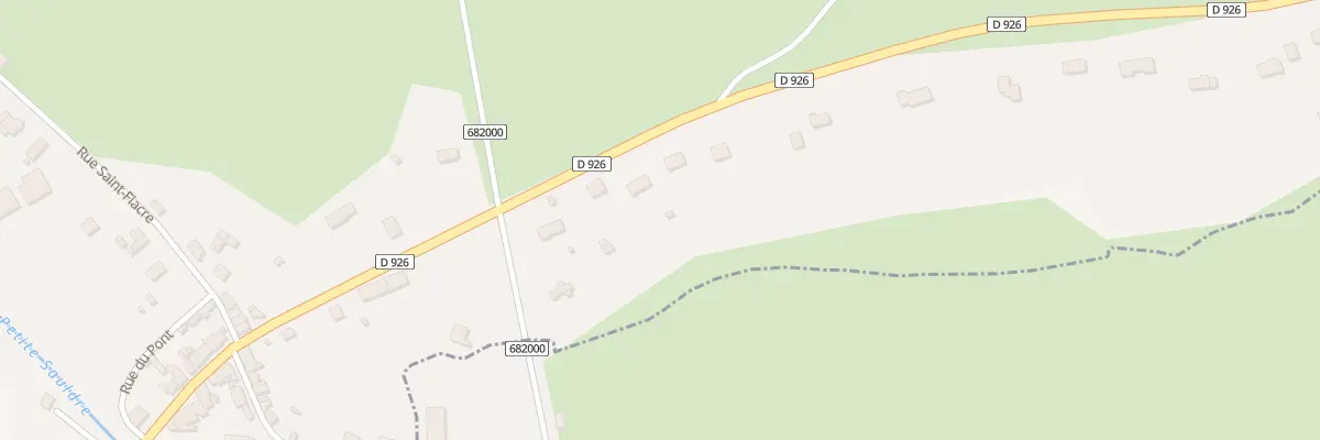 Plan du 28 Rue du Fbg d’Alsace à La Chapelle-d’Angillon