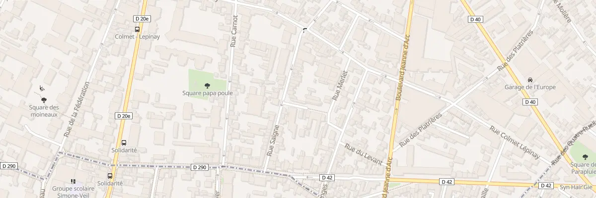 Plan du 27 Rue Saigne à Montreuil