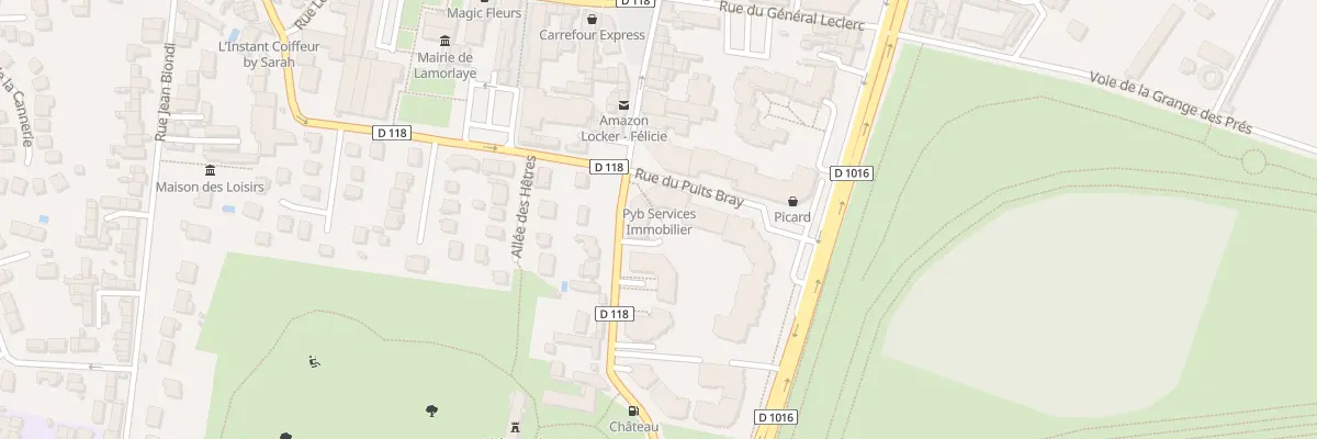 Plan du 6 Rue du Puits Bray à Lamorlaye