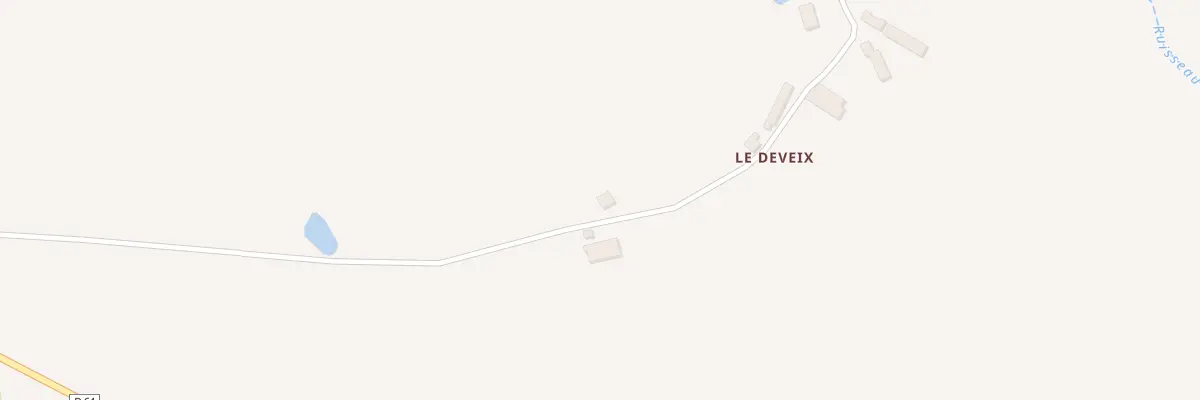 Plan du 5193 Le Deveix à Viersat