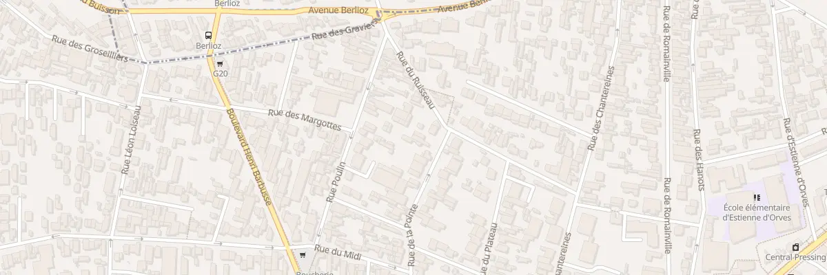 Plan du 61 Rue de la Pointe à Montreuil