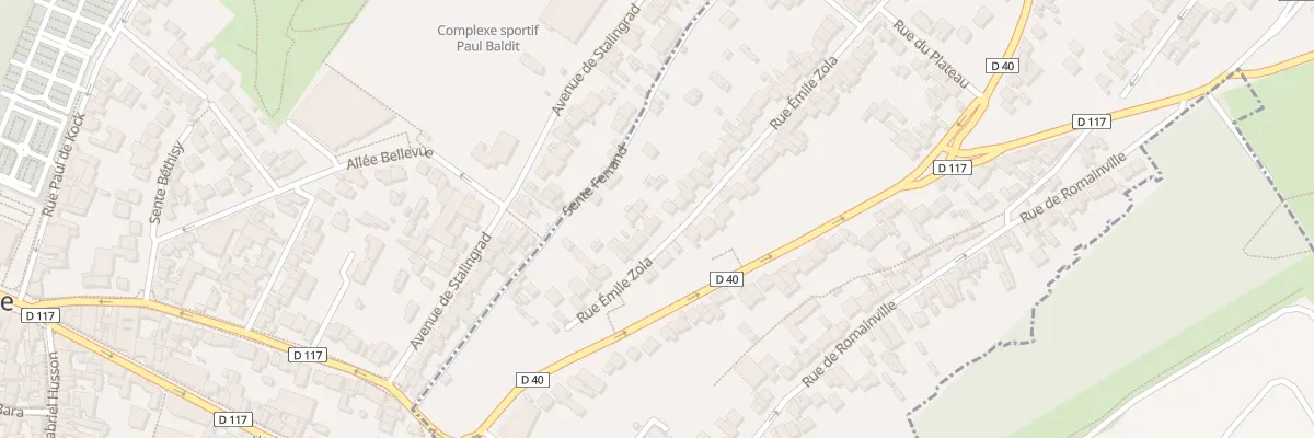 Plan du 96 Rue Emile Zola à Noisy-le-Sec