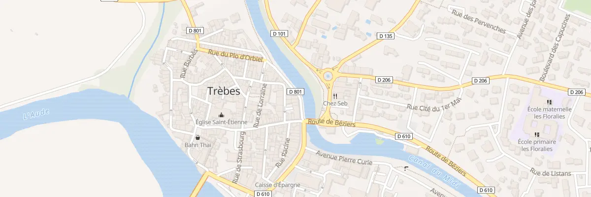 Plan du 5 Rue Riquet à Trèbes