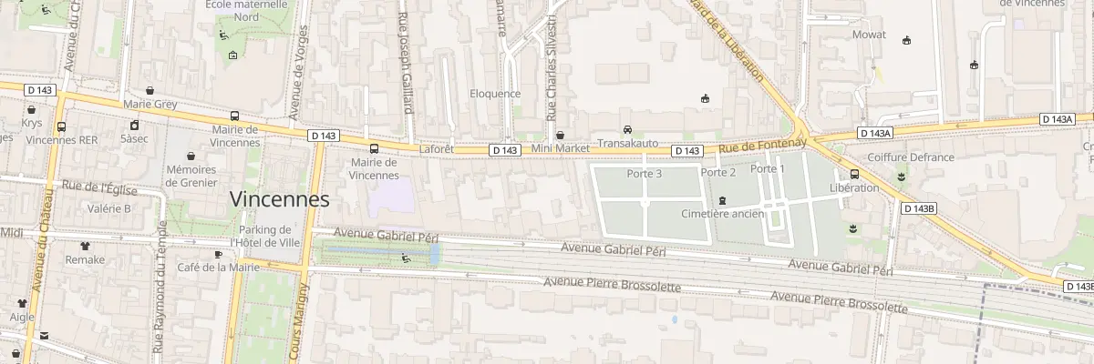 Plan du 23 Rue de Fontenay à Vincennes