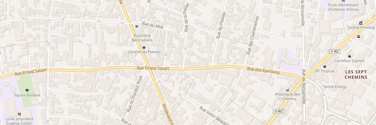Plan du 4 Rue de la Pointe à Montreuil
