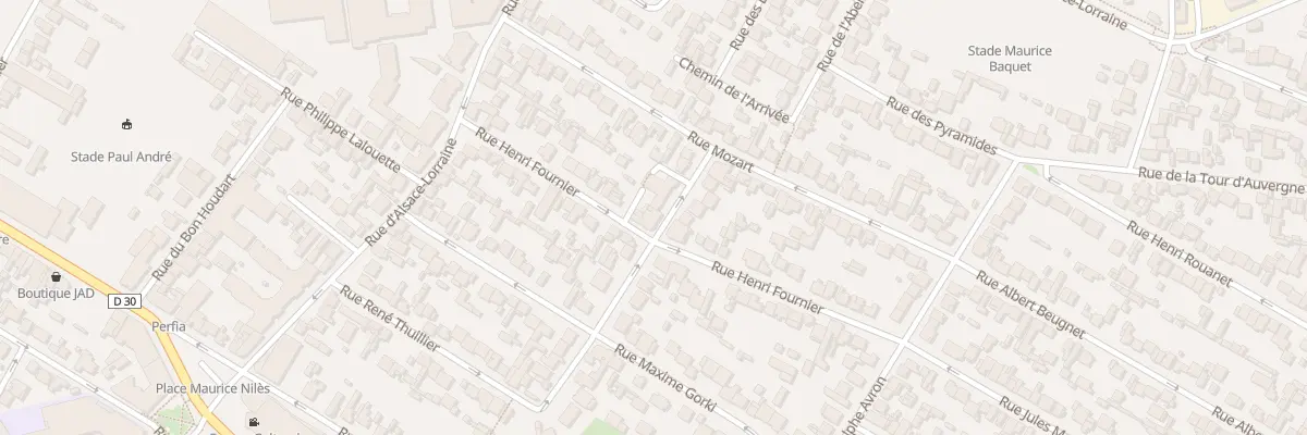 Plan du 59 Rue Rene Thuillier à Drancy