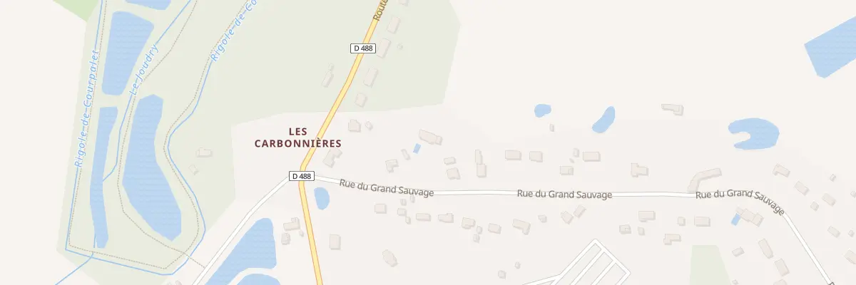 Plan du 46 Rue du Grand Sauvage à Vieilles-Maisons-sur-Joudry