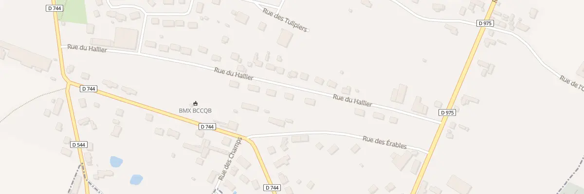 Plan du 386 Rue du Hallier à Quiers-sur-Bezonde