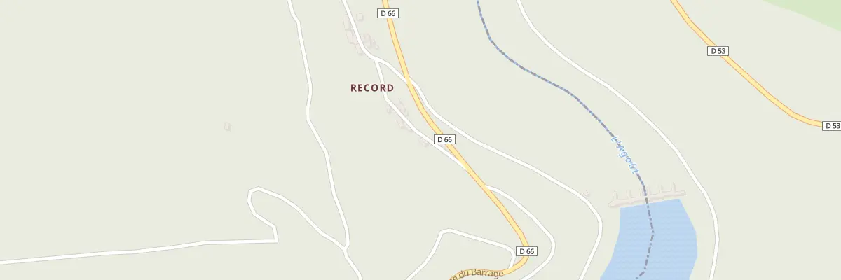 Plan du 1 Ham de Record au Bez