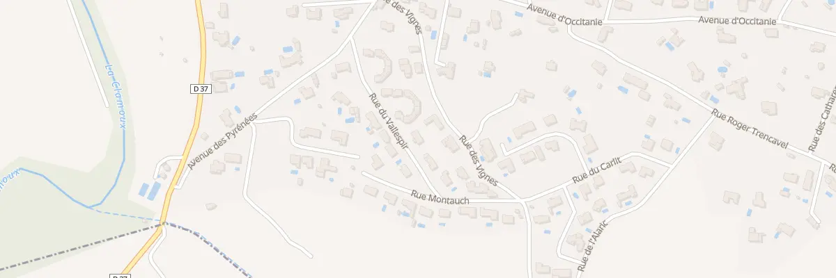 Plan du 5 Rue du Vallespir à Malves-en-Minervois