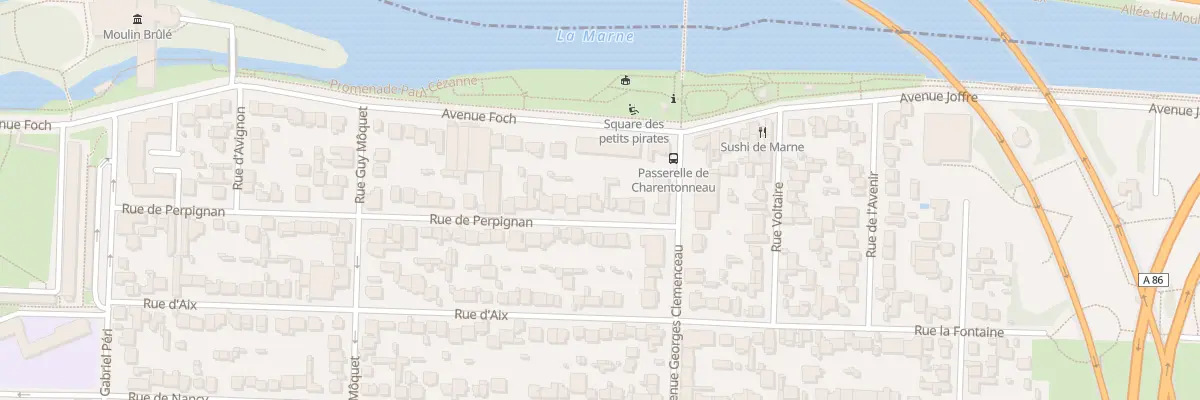 Plan du 69 Rue de Perpignan à Maisons-Alfort
