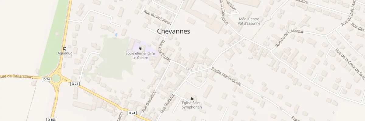 Plan du 7 Rue des Ecoles à Chevannes