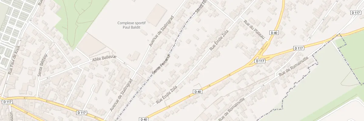 Plan du 90 Rue Emile Zola à Noisy-le-Sec