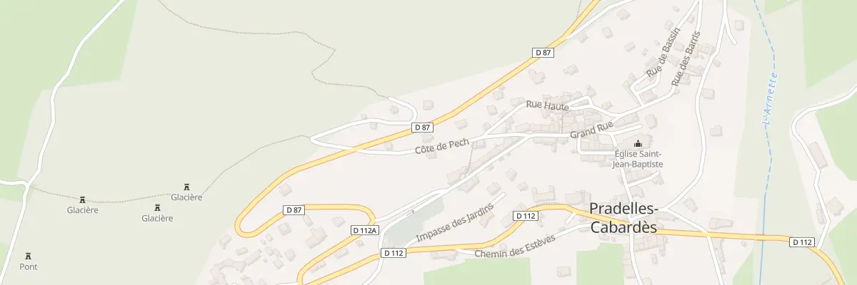 Plan du 19 Le Village à Pradelles-Cabardès
