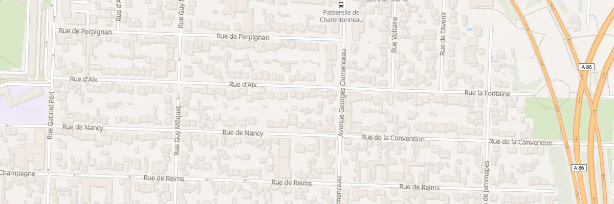 Plan du 52 Rue d’Aix à Maisons-Alfort
