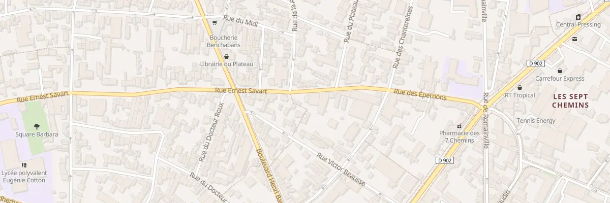 Plan du 118 Rue Ernest Savart à Montreuil