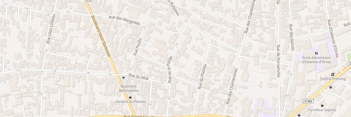 Plan du 44 Rue de la Pointe à Montreuil