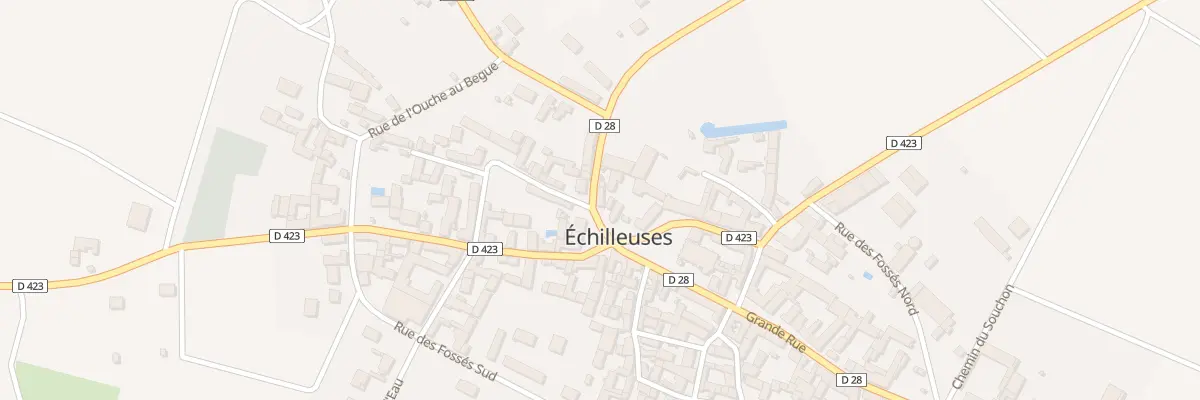 Plan du 8 Pl de l’Eglise à Échilleuses