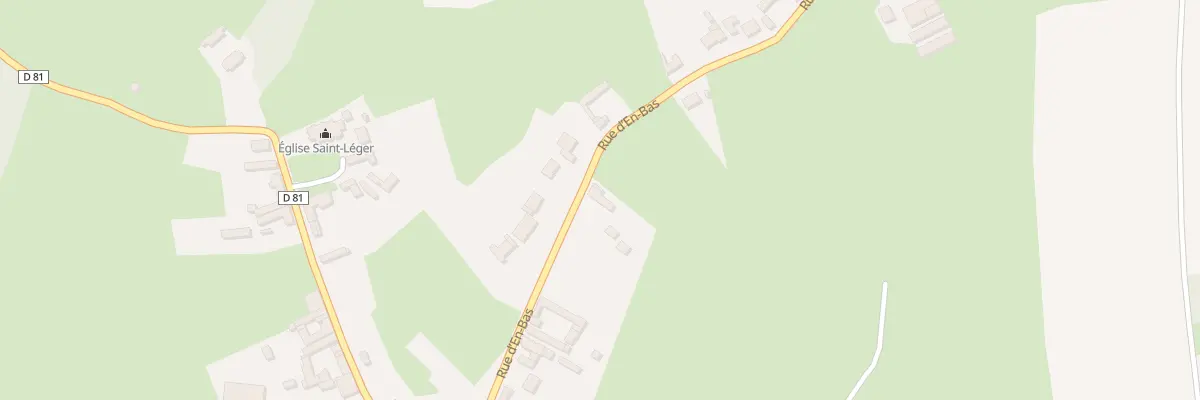 Plan du 14 Rue d’En Bas à Averdoingt