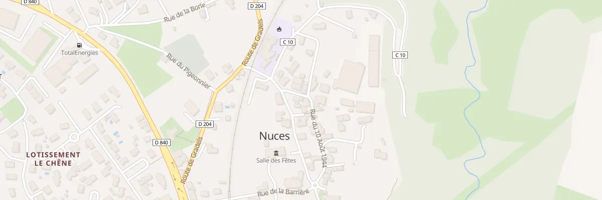 Plan du 5135 Nuces à Valady
