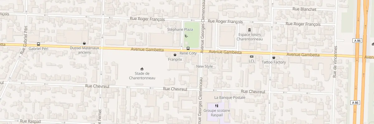 Plan du 64 Av Gambetta à Maisons-Alfort