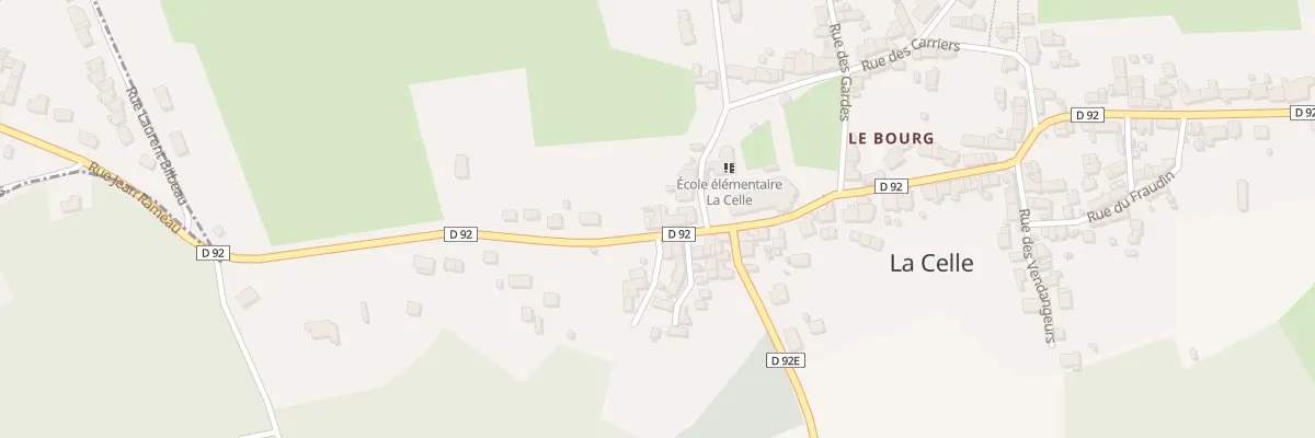 Plan du 6 Rte de Bruère à La Celle
